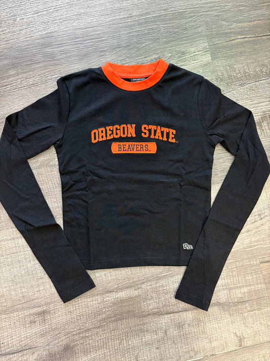 Black Oregon State Long Sleeve