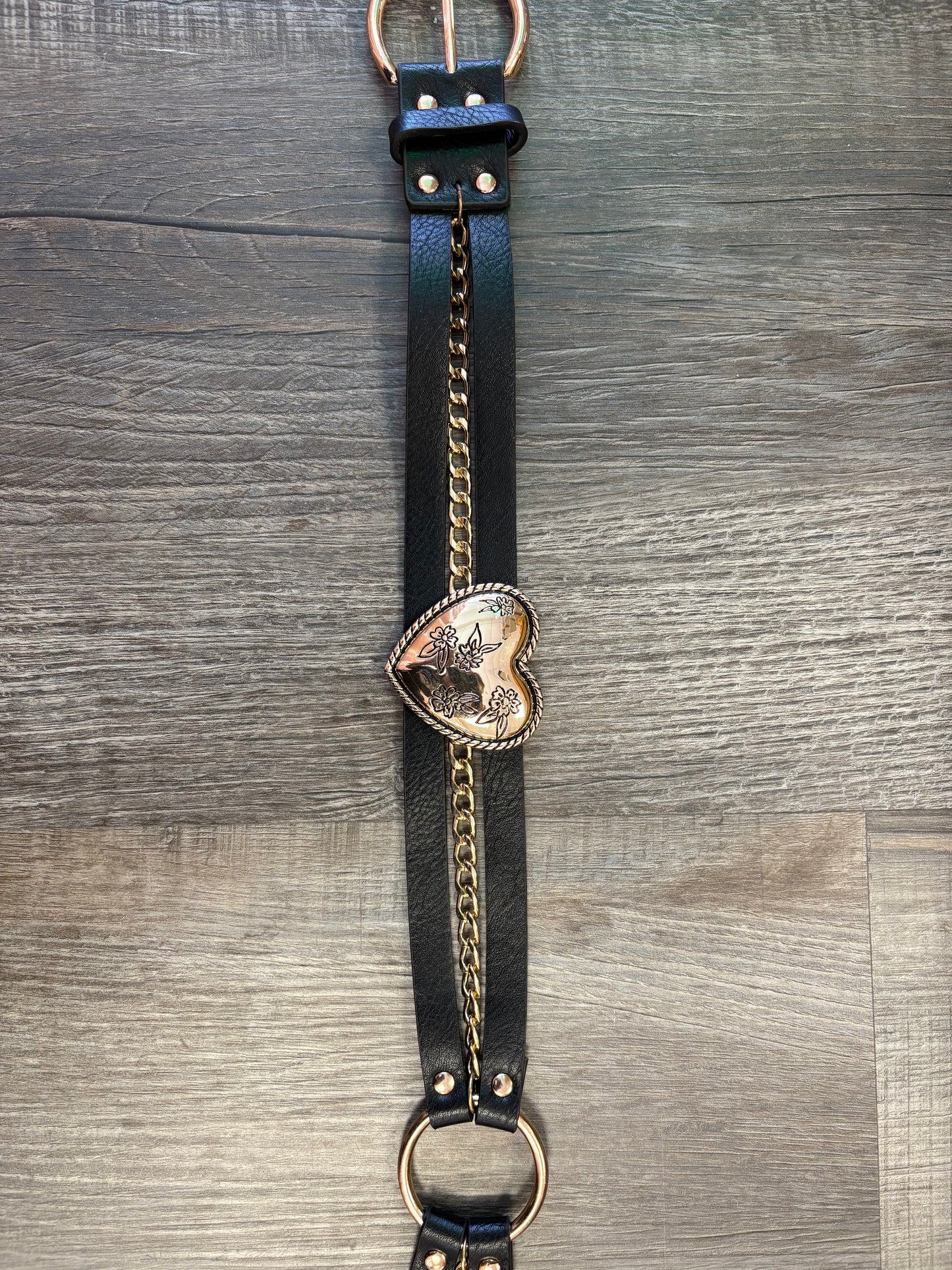 Heavy Heart Chain Belt