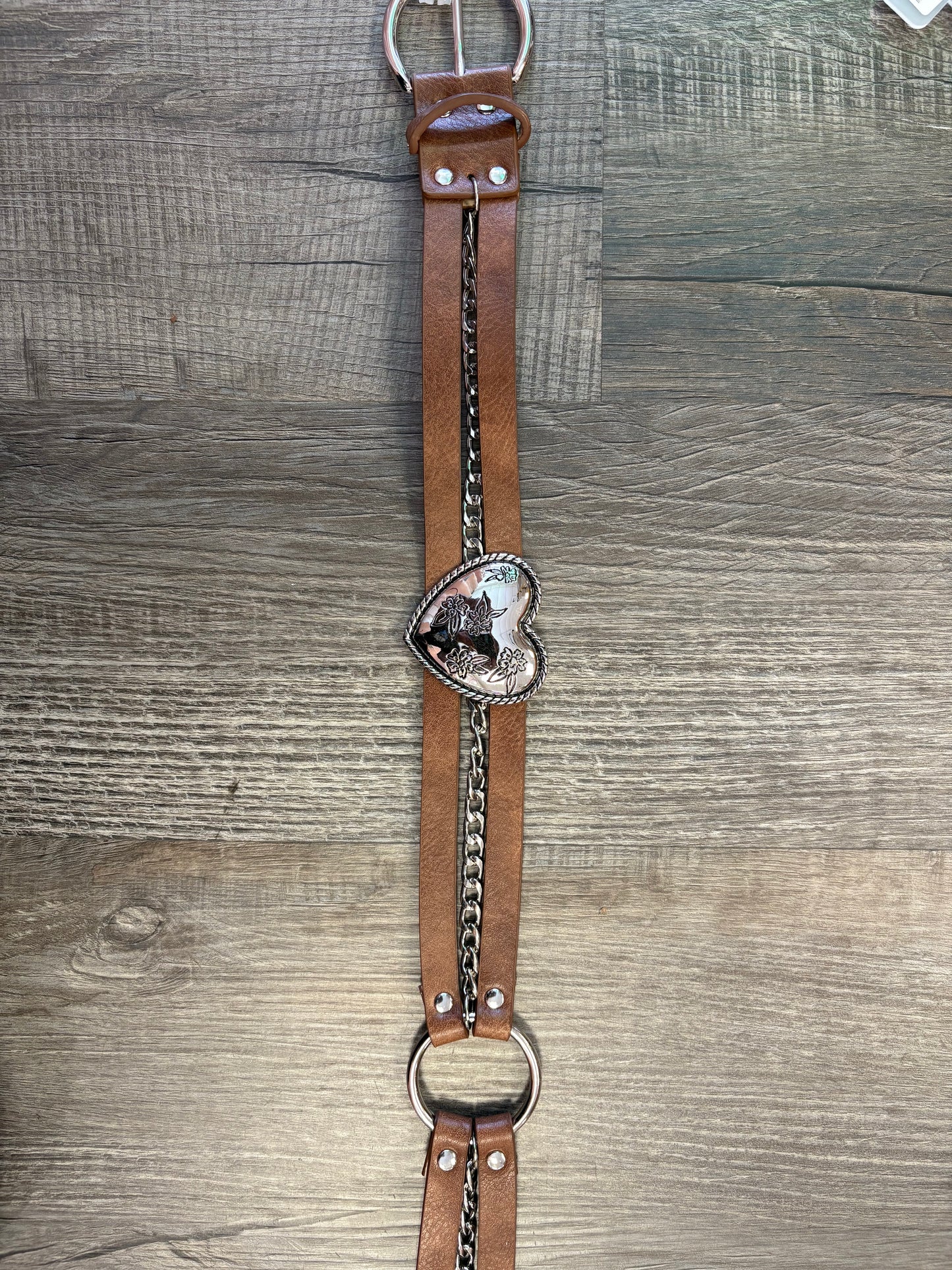 Heavy Heart Chain Belt