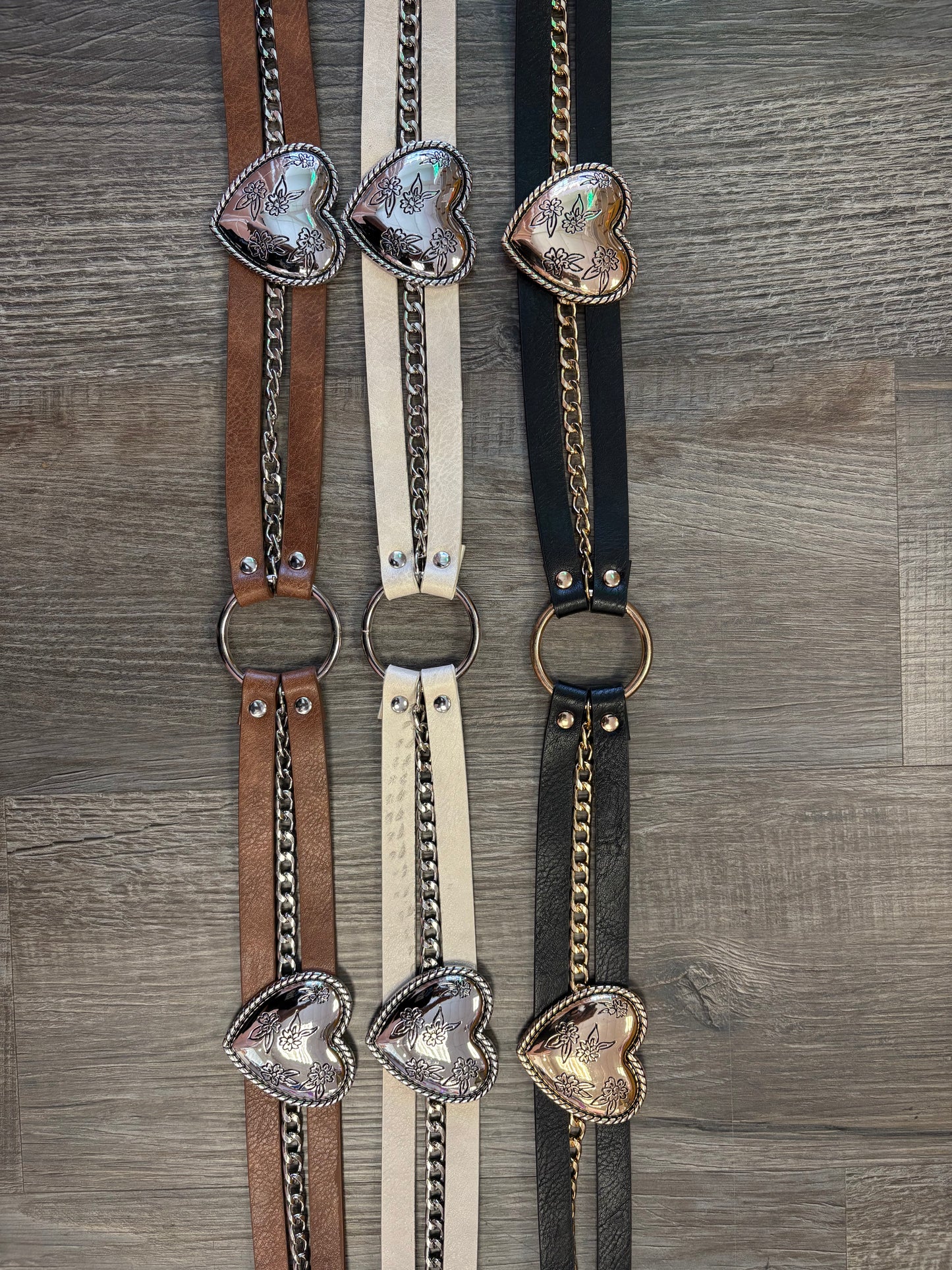 Heavy Heart Chain Belt