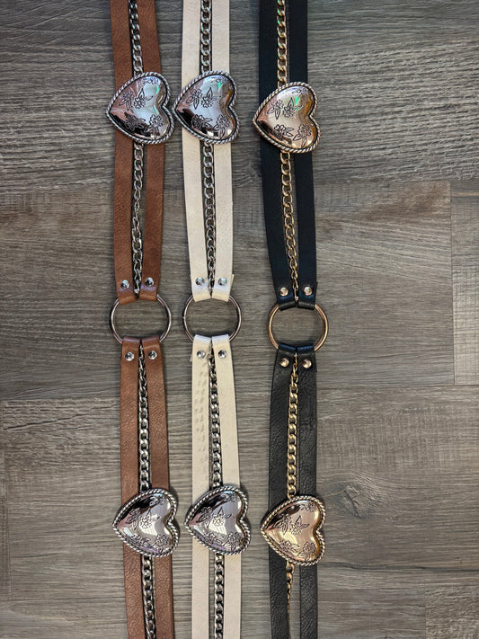 Heavy Heart Chain Belt