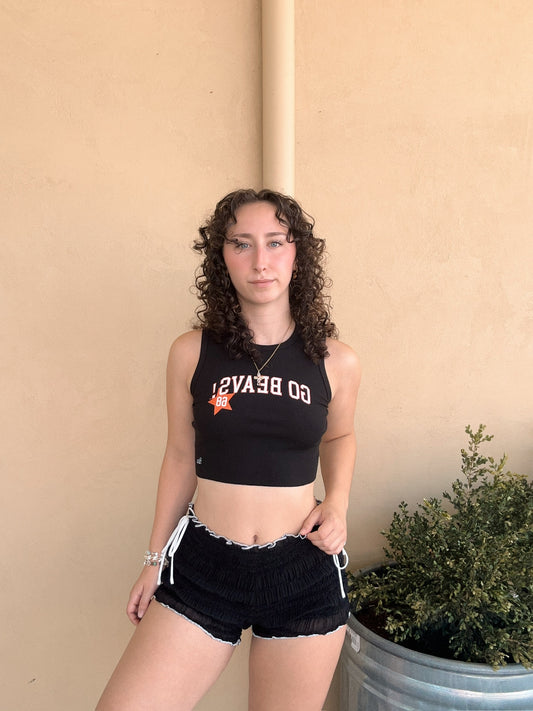 Black Cut Off Tank