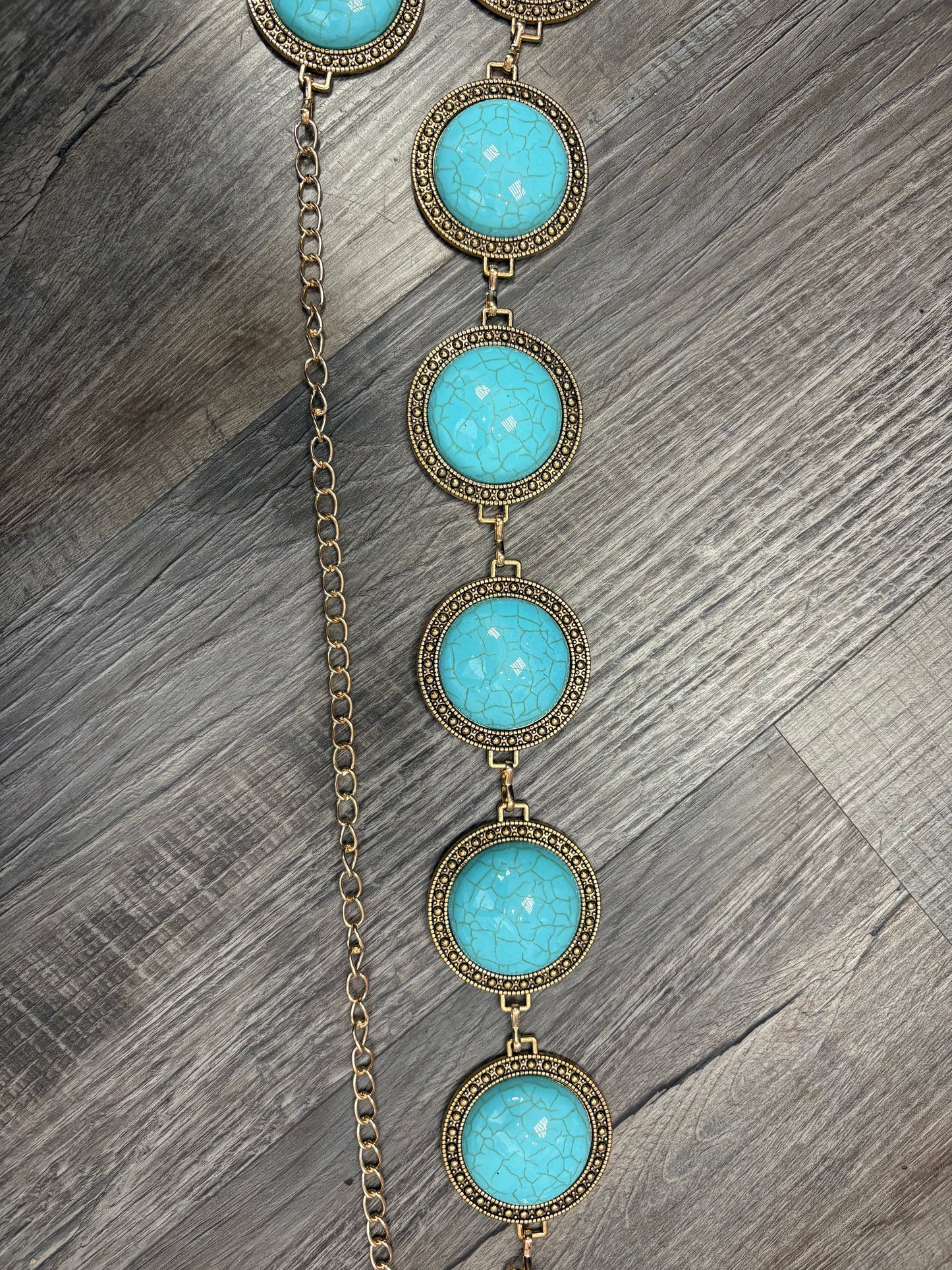 Turquoise Chain Belt