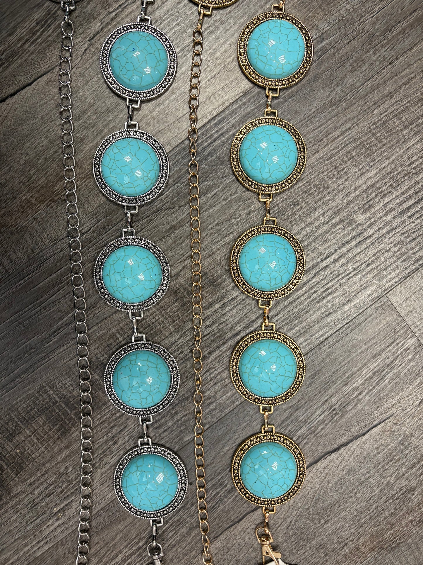 Turquoise Chain Belt