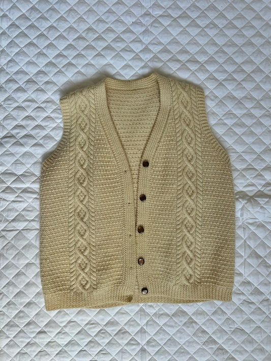 LL Cable Knit Vest