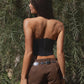 Maisie Embroider Halter Top