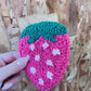 Shades of Pink Strawberry Coaster