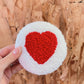 Red Heart Coaster