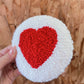 Red Heart Coaster