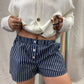 Navy Sarah Shorts