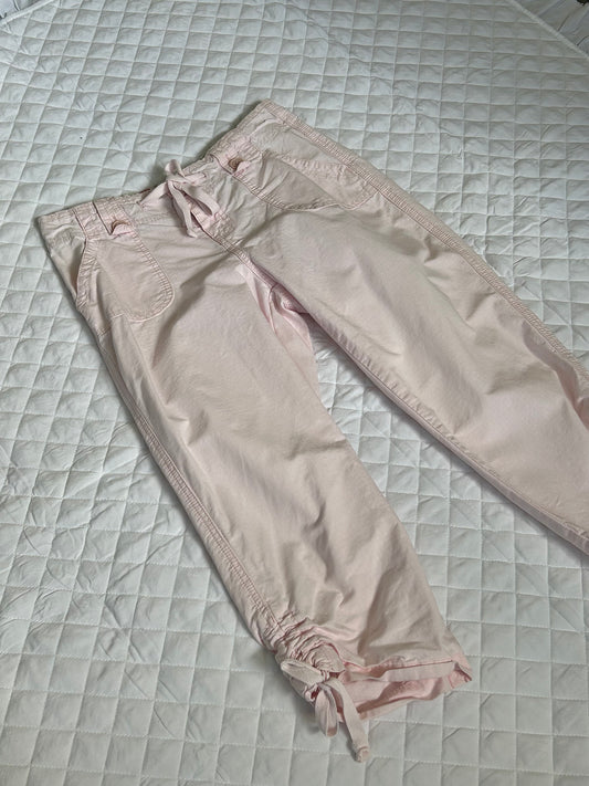 LL Pink Cargo Capris