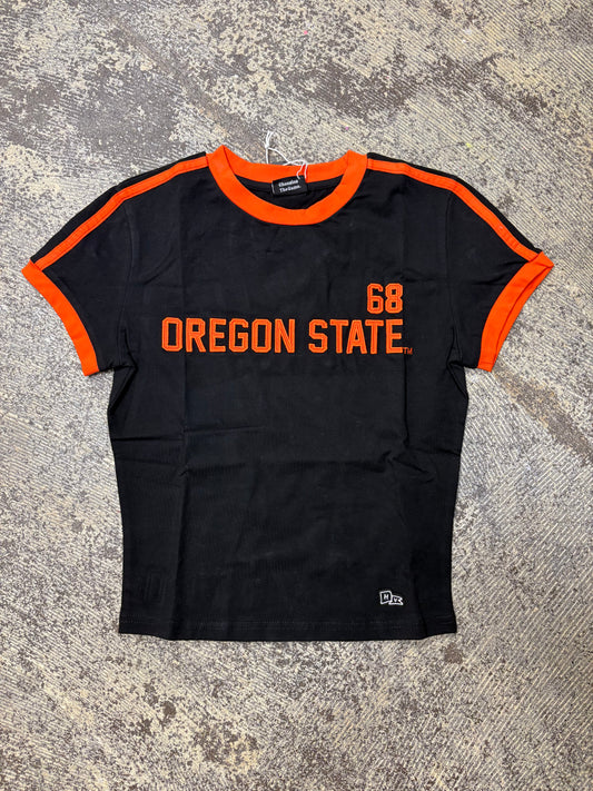 Black OSU Goalie Baby Tee