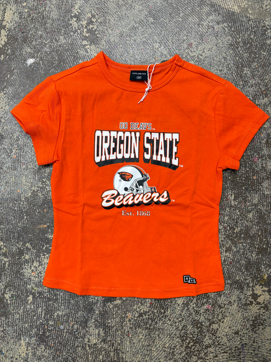 Classic Orange University Baby Tee