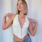White Eyelet Corset