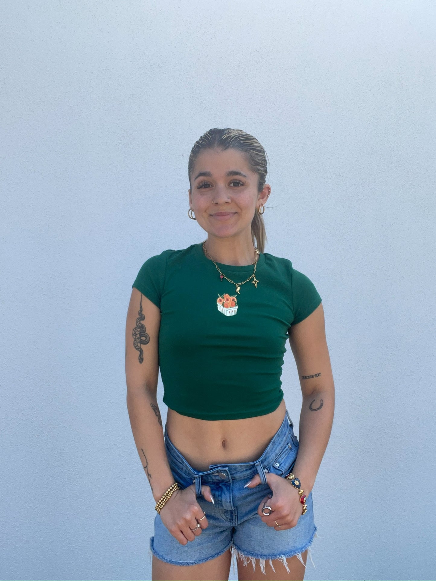 Peaches Baby Tee
