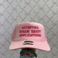 Accepting sugar daddy Baby Pink Trucker Hat