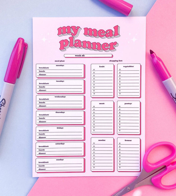 My Meal Planner Notebook