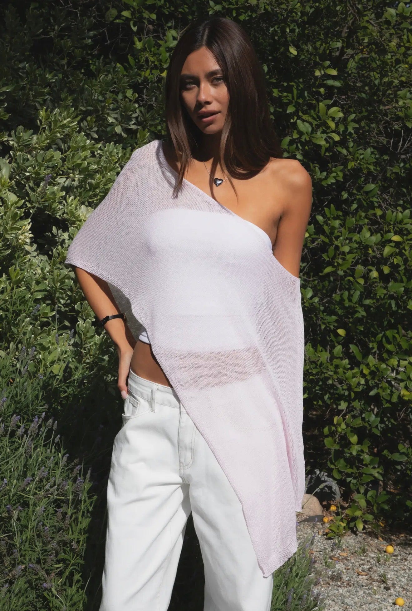 Lightweight Sweater Knit Poncho