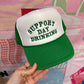 Support Day Drinking Trucker Hat: Green