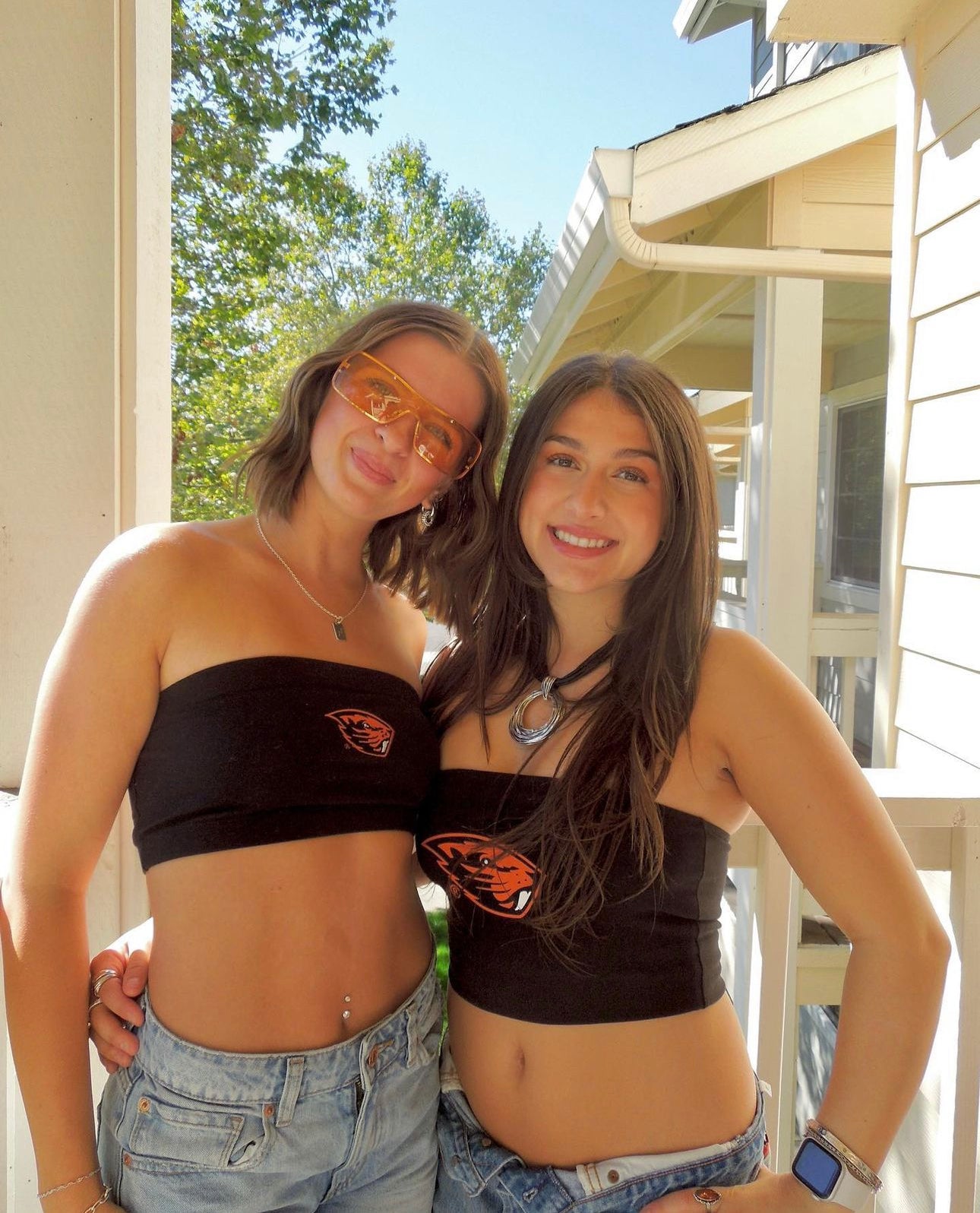 Oregon State Bandeau Top-Black