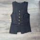 Black Button Up Top