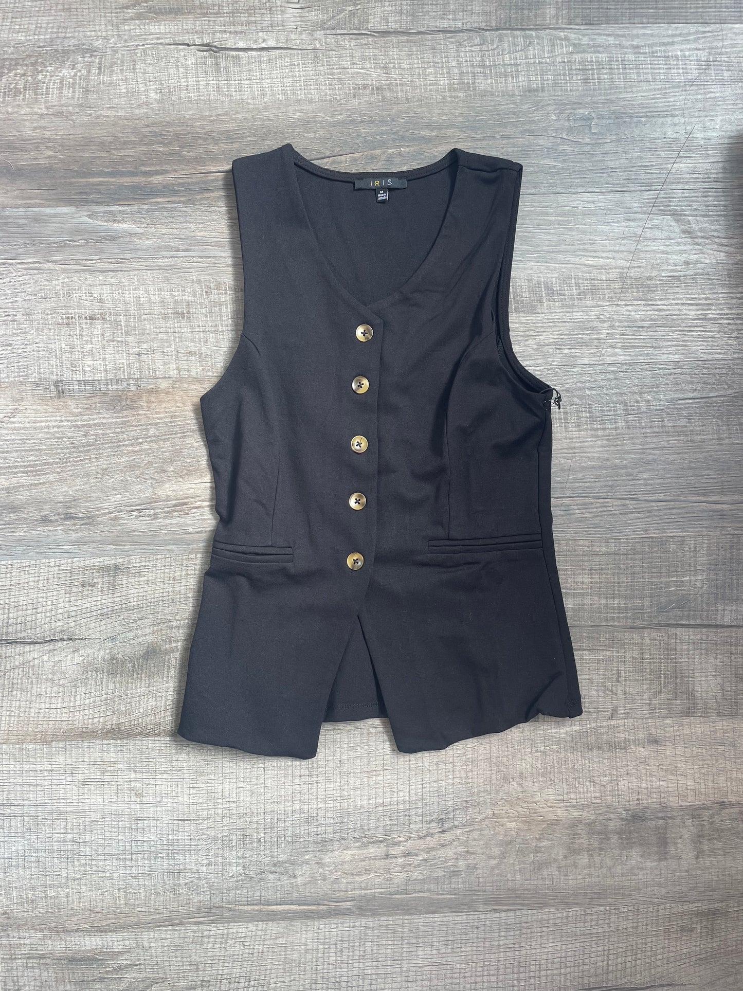 Black Button Up Top