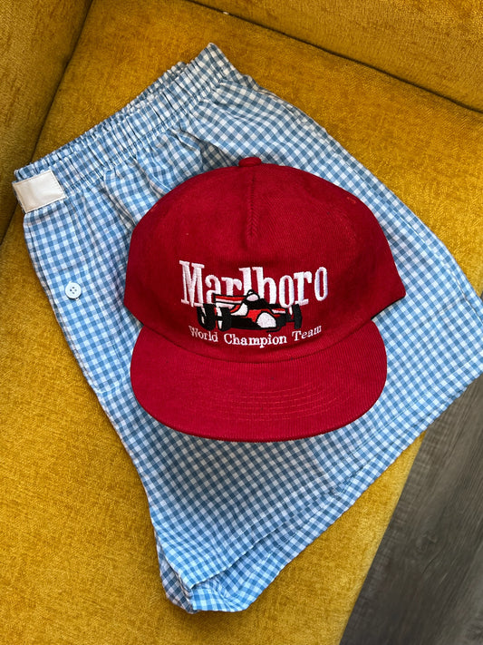 Corduroy Racing Red Hat