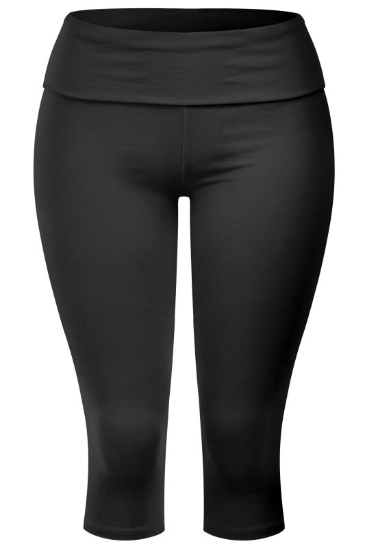 Foldover Capri Leggings