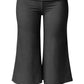 Mid-Waisted Foldover Gaucho Pants