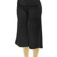 Mid-Waisted Foldover Gaucho Pants
