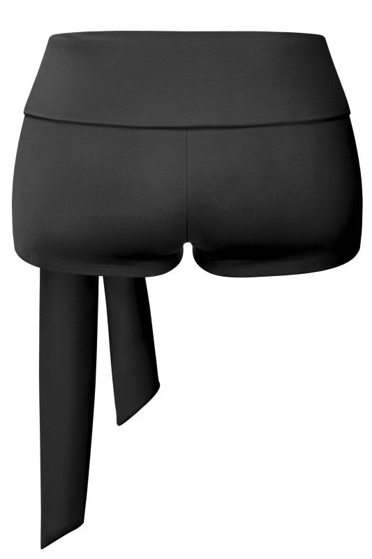 Low Waisted Side Tie Micro Shorts