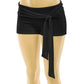 Low Waisted Side Tie Micro Shorts
