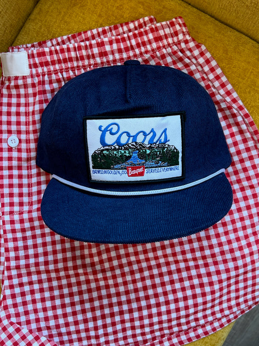 Blue Drinking Hat