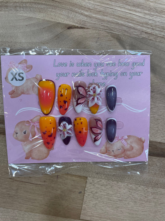 Lava Girl Nails