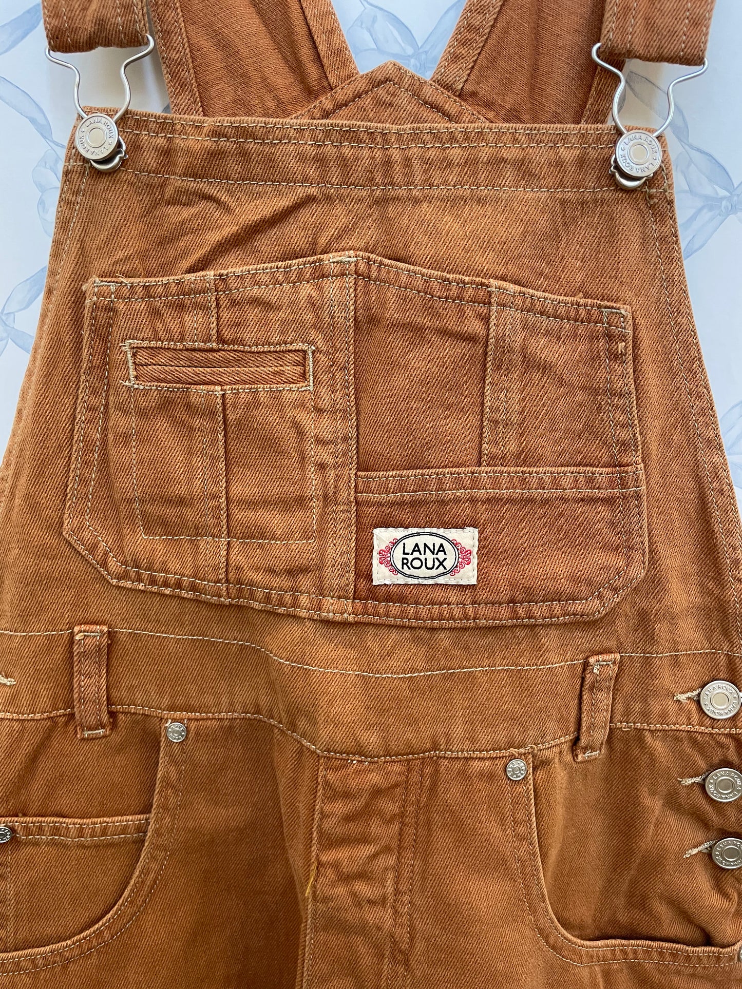 Brown Cargo Overalls