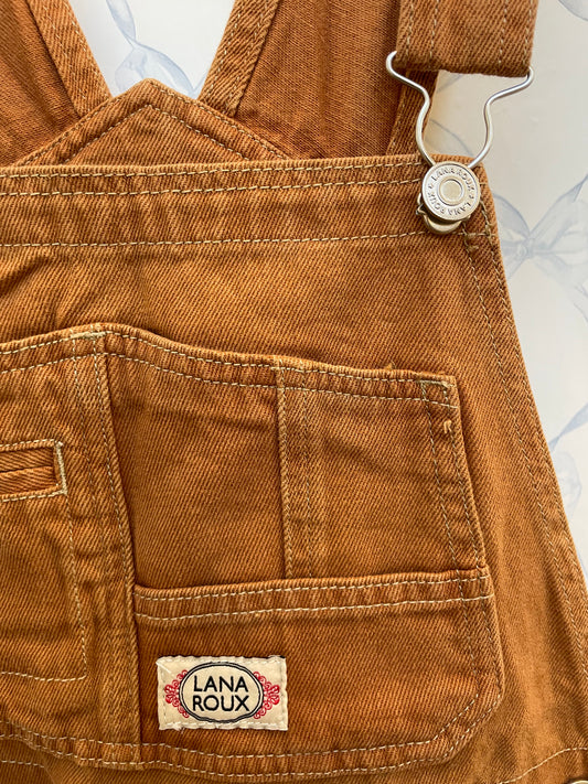 Brown Cargo Overalls