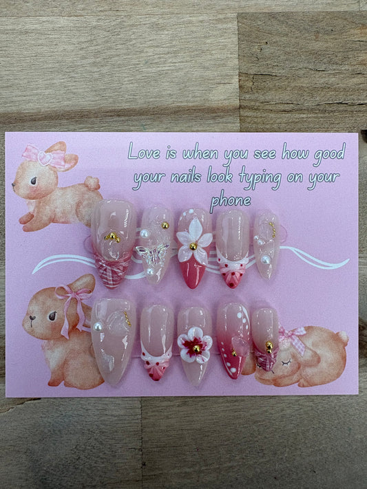 Vacation Barbie Nails