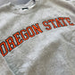 Oregon State Grey Off Side Crewneck