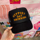 Support Day Drinking Trucker Hat: Black/Orange