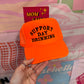 Support Day Drinking Trucker Hat: Orange/Black