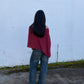 Asymmetric Sparkle Poncho
