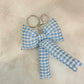 Gingham Bow Keychain