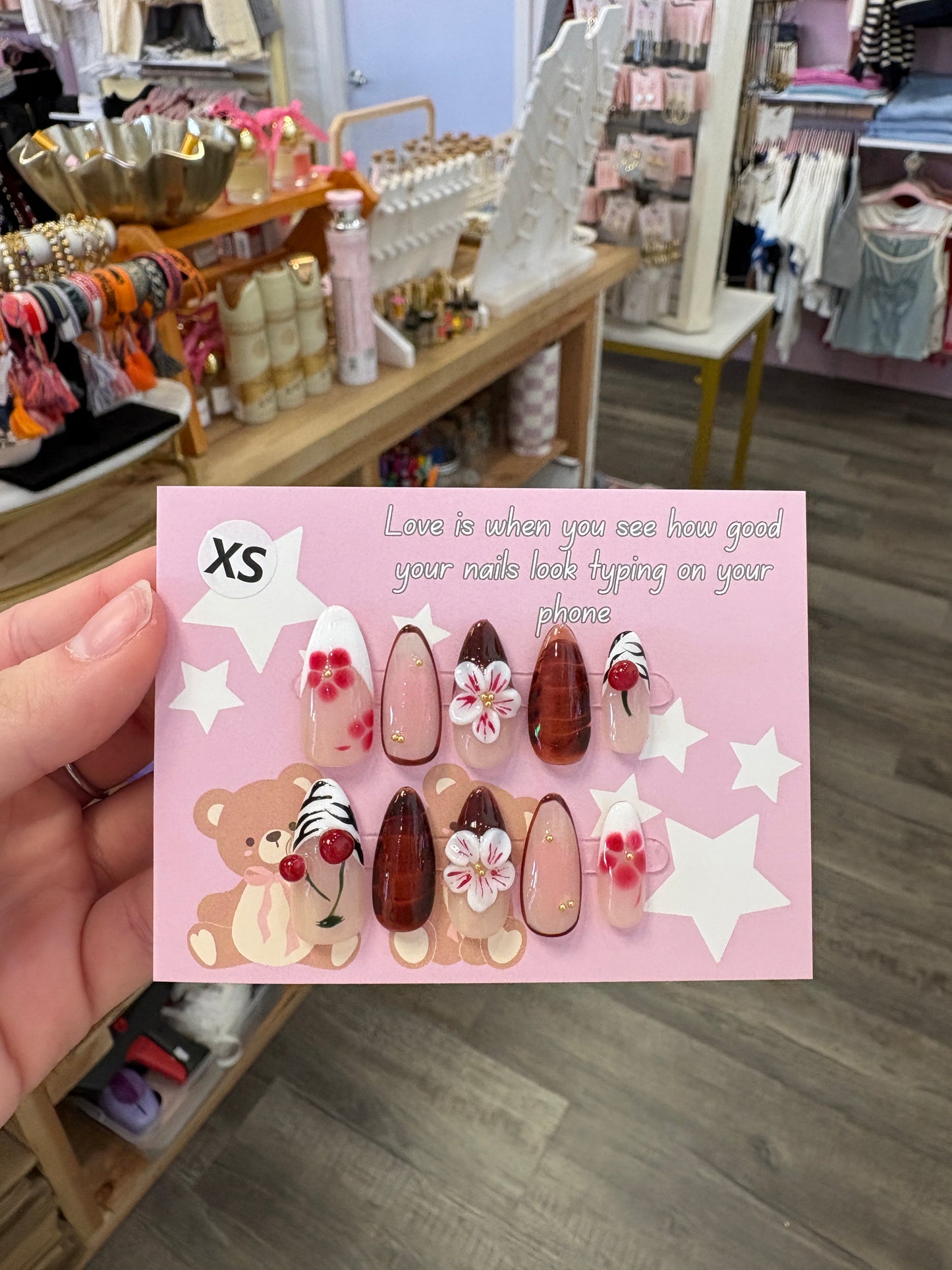 Classy Cherry Nails