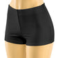 Black High Waisted Micro Shorts