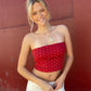 Honey Polka Dot Tube Top