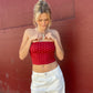 Honey Polka Dot Tube Top