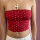 Honey Polka Dot Tube Top