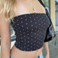 Honey Polka Dot Tube Top