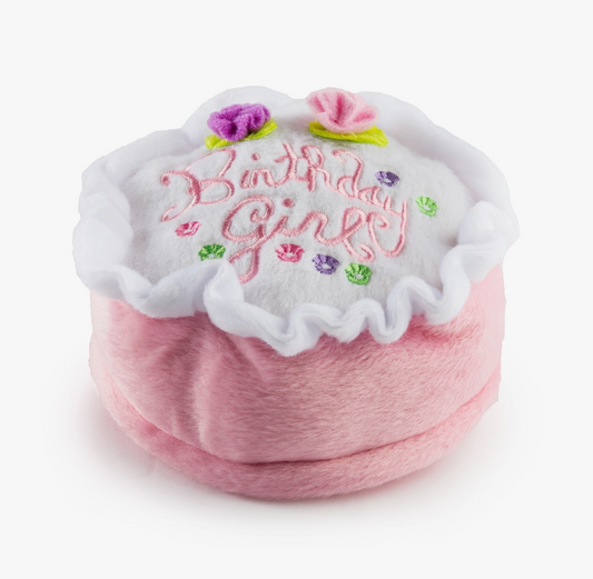 Birthday Girl Cake Dog Toy