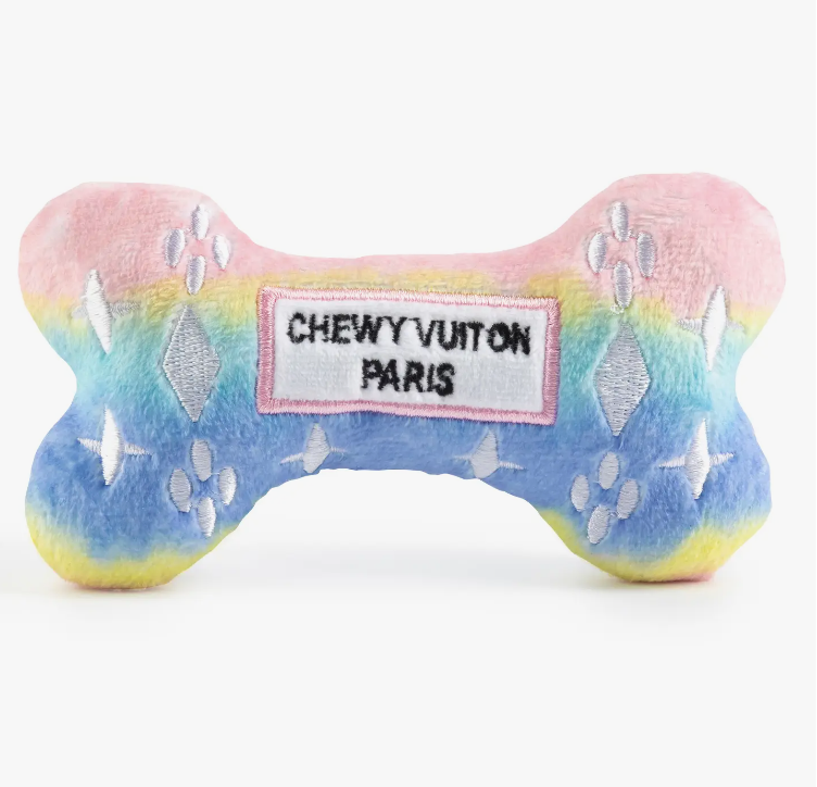 Chewy Vuiton Bones Sampler Dog Toy